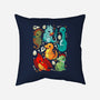 Cute Dinosaurs-none non-removable cover w insert throw pillow-Vallina84
