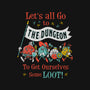 Let's Go to the Dungeon-unisex basic tee-Nemons