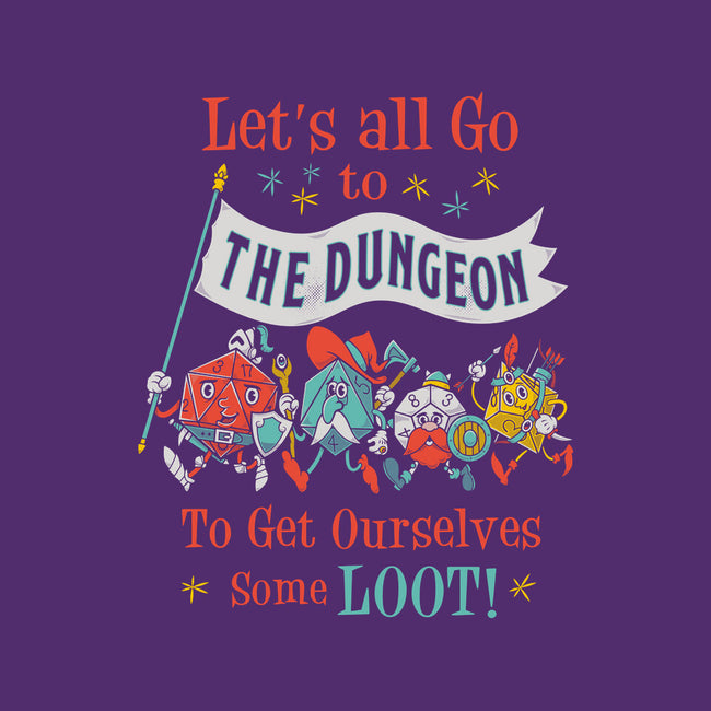 Let's Go to the Dungeon-womens fitted tee-Nemons