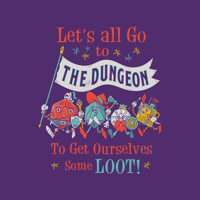 Let's Go to the Dungeon-unisex kitchen apron-Nemons