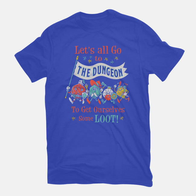 Let's Go to the Dungeon-womens basic tee-Nemons