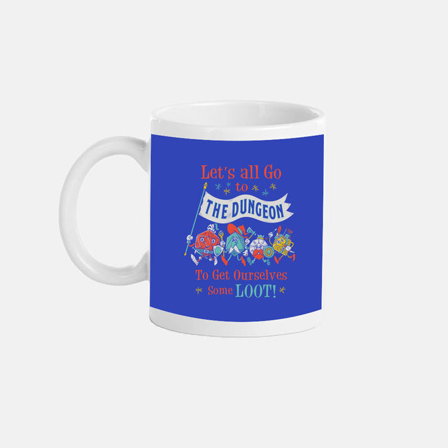 Let's Go to the Dungeon-none glossy mug-Nemons