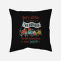 Let's Go to the Dungeon-none non-removable cover w insert throw pillow-Nemons