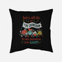 Let's Go to the Dungeon-none removable cover w insert throw pillow-Nemons
