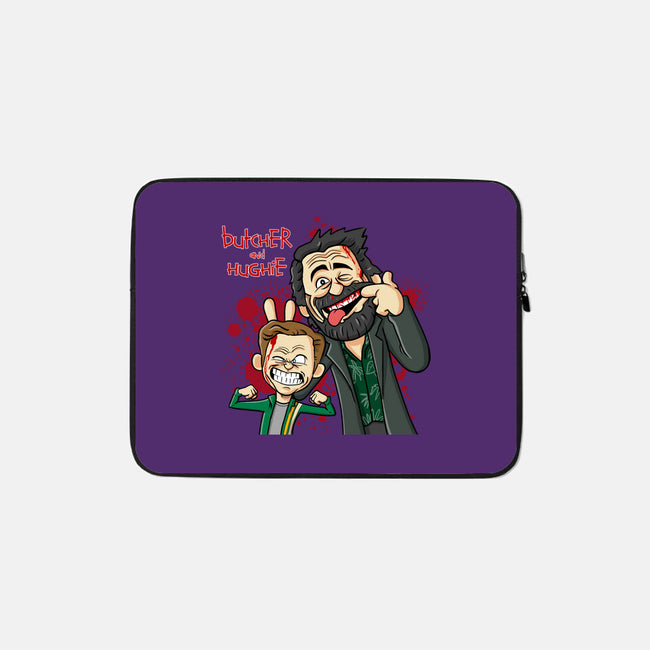 Butcher and Hughie-none zippered laptop sleeve-MarianoSan