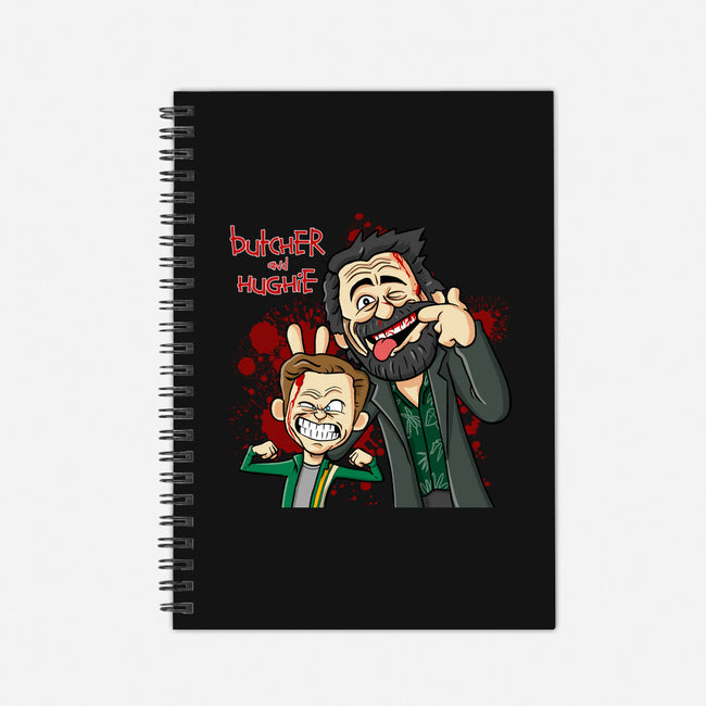 Butcher and Hughie-none dot grid notebook-MarianoSan