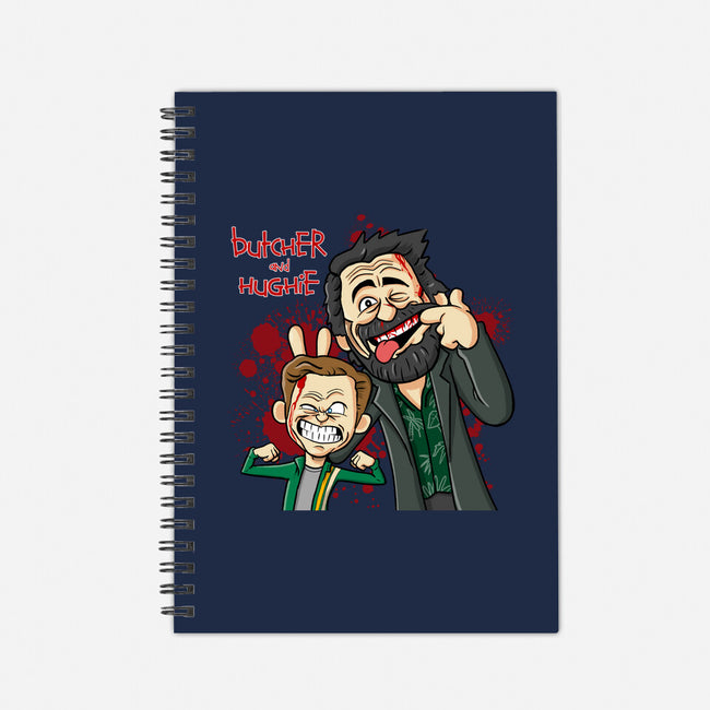 Butcher and Hughie-none dot grid notebook-MarianoSan
