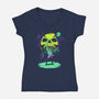 Power!-womens v-neck tee-Maxman58