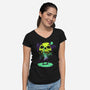 Power!-womens v-neck tee-Maxman58
