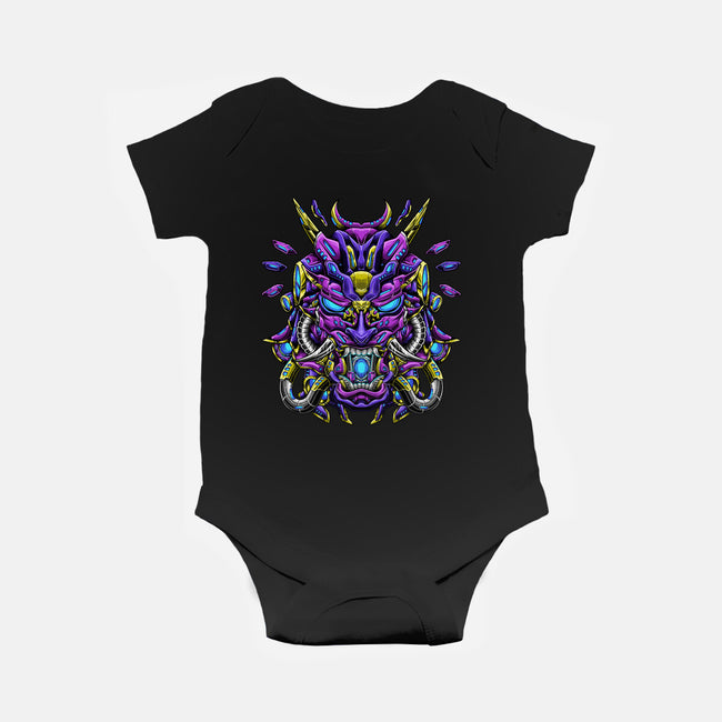 Mecha Oni Sama-baby basic onesie-aleoarts