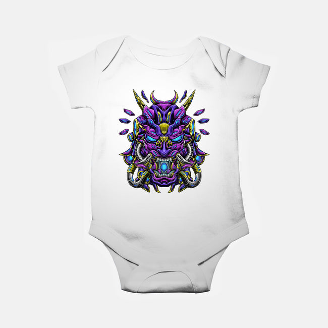 Mecha Oni Sama-baby basic onesie-aleoarts