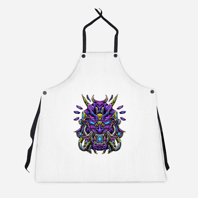 Mecha Oni Sama-unisex kitchen apron-aleoarts