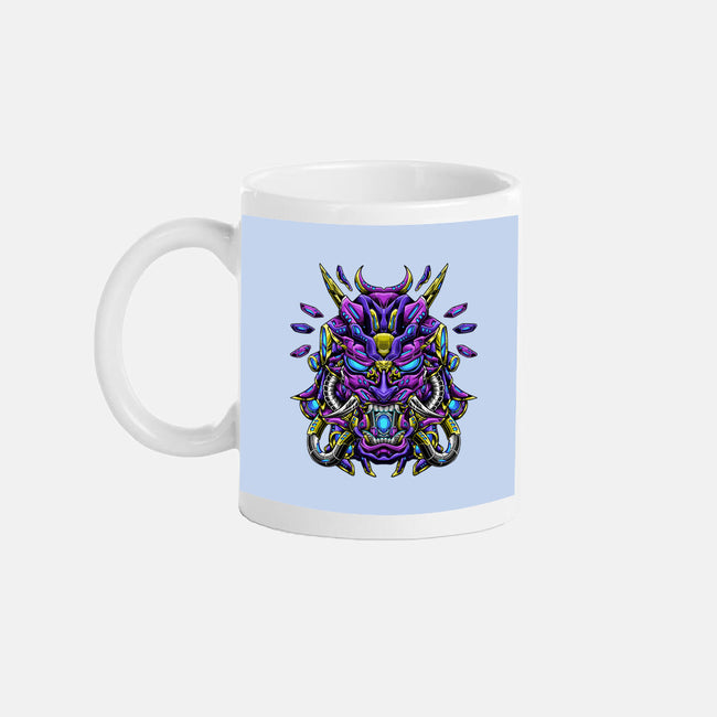 Mecha Oni Sama-none glossy mug-aleoarts