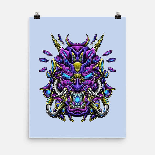 Mecha Oni Sama-none matte poster-aleoarts