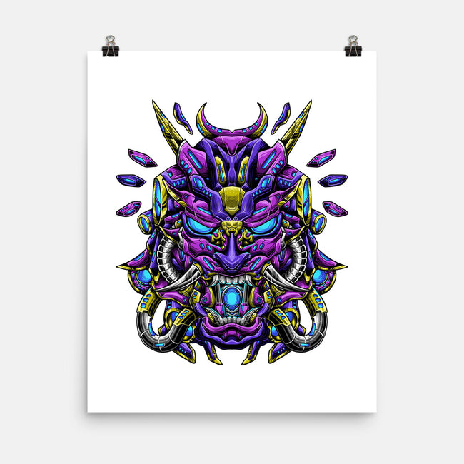 Mecha Oni Sama-none matte poster-aleoarts