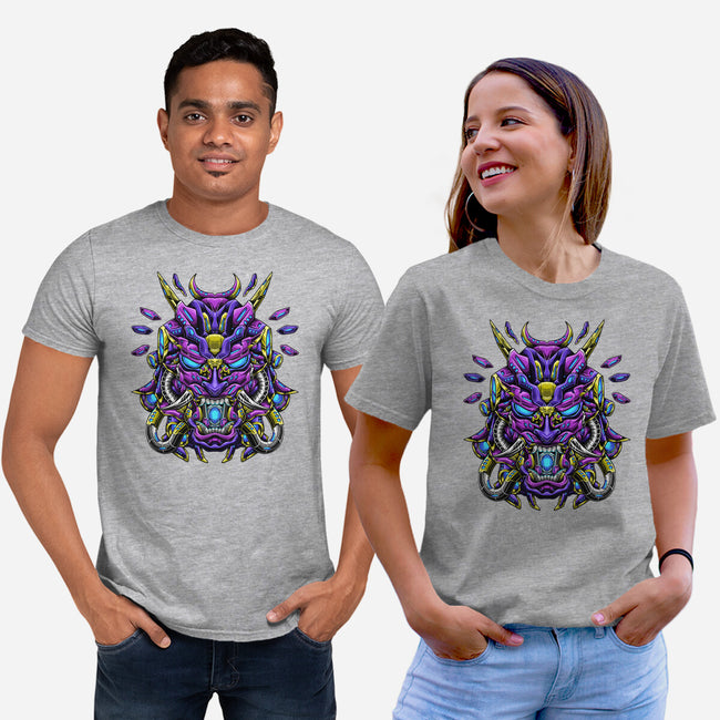 Mecha Oni Sama-unisex basic tee-aleoarts