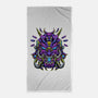 Mecha Oni Sama-none beach towel-aleoarts