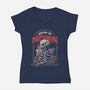 Death by Overthinking-womens v-neck tee-eduely