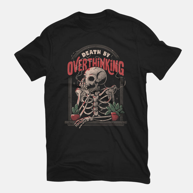 Death by Overthinking-mens basic tee-eduely