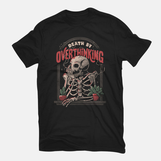 Death by Overthinking-womens basic tee-eduely