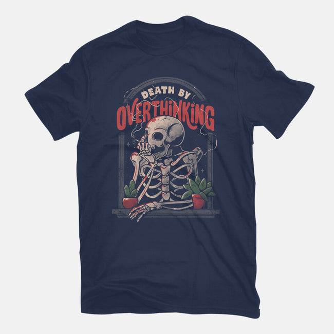Death by Overthinking-womens basic tee-eduely