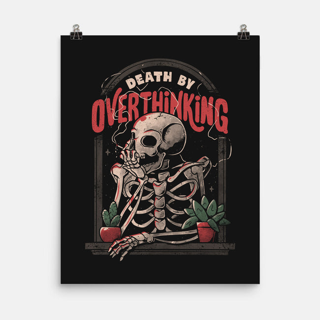 Death by Overthinking-none matte poster-eduely