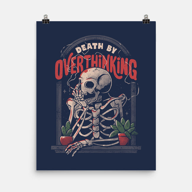 Death by Overthinking-none matte poster-eduely