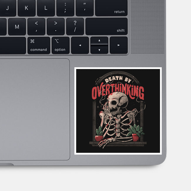 Death by Overthinking-none glossy sticker-eduely