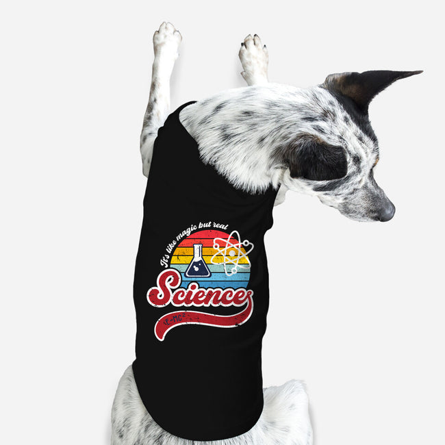 Science is Magic-dog basic pet tank-DrMonekers