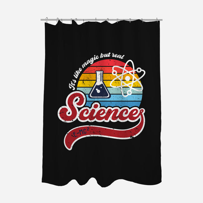 Science is Magic-none polyester shower curtain-DrMonekers