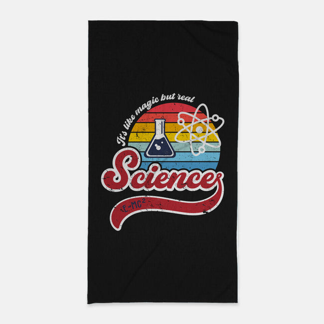 Science is Magic-none beach towel-DrMonekers