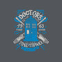 Doctors Time Travel Club-womens v-neck tee-Azafran