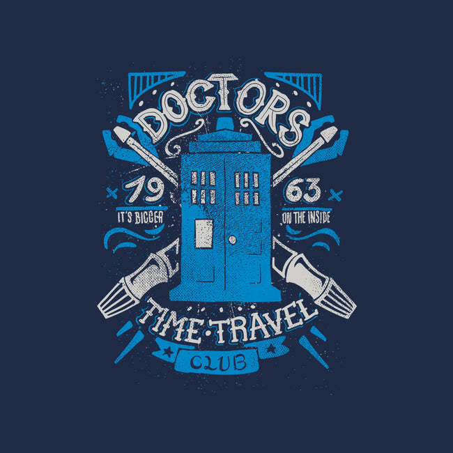 Doctors Time Travel Club-womens v-neck tee-Azafran
