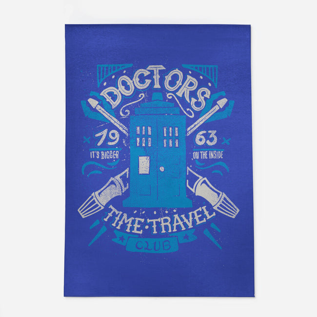 Doctors Time Travel Club-none indoor rug-Azafran