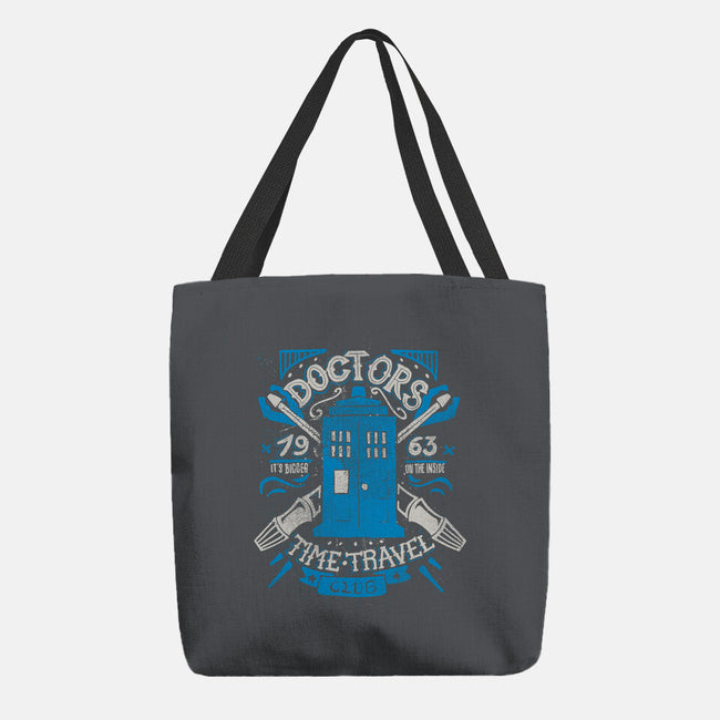 Doctors Time Travel Club-none basic tote-Azafran