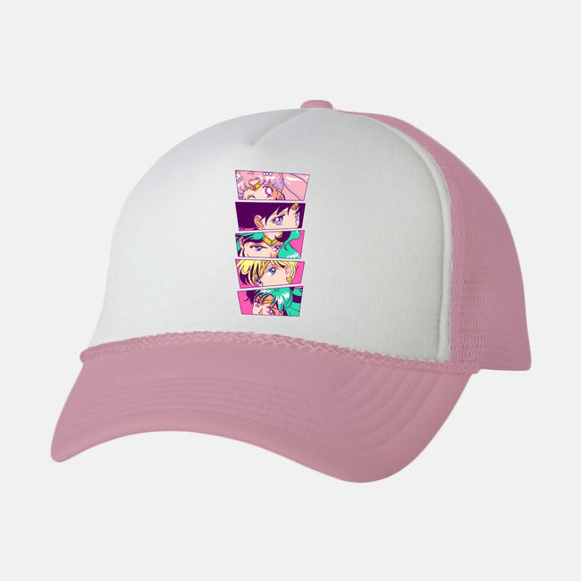 Sailor Scouts Vol. 2-unisex trucker hat-Jelly89