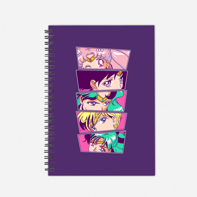 Sailor Scouts Vol. 2-none dot grid notebook-Jelly89