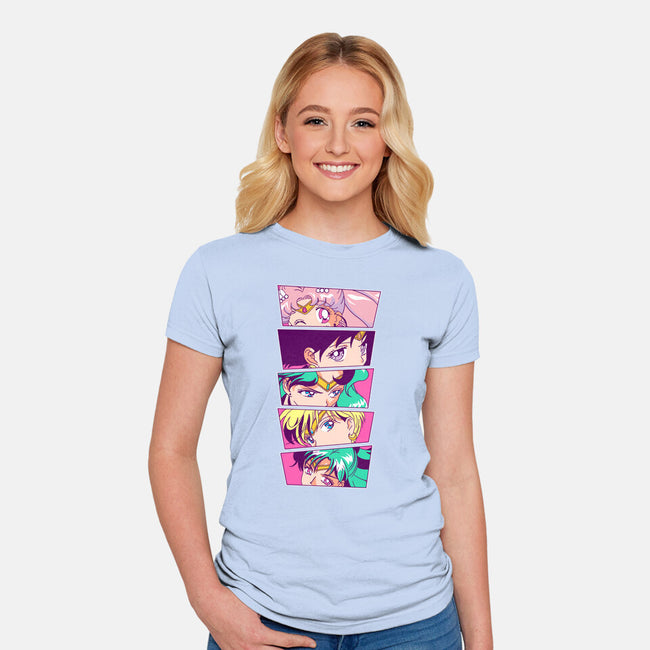 Sailor Scouts Vol. 2-womens fitted tee-Jelly89