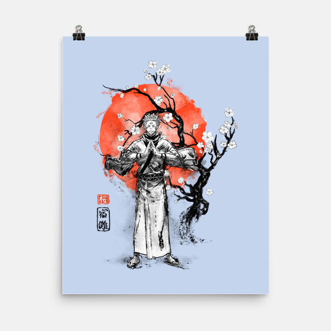 Sukuna Ink-none matte poster-IKILO