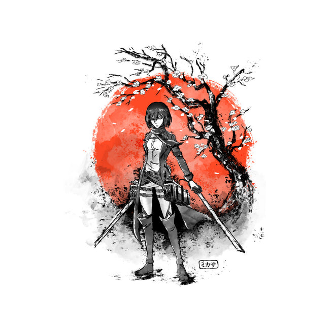 Mikasa Ink-none fleece blanket-IKILO