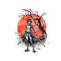 Mikasa Ink-none fleece blanket-IKILO