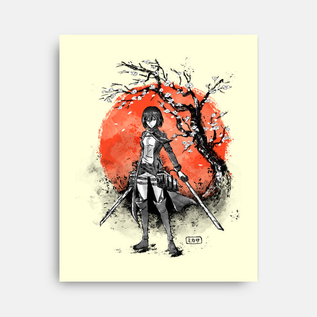 Mikasa Ink-none stretched canvas-IKILO