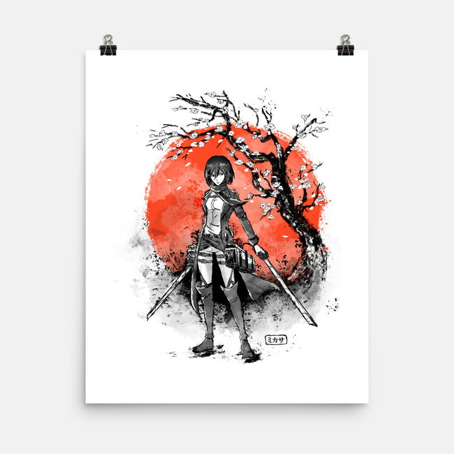 Mikasa Ink-none matte poster-IKILO