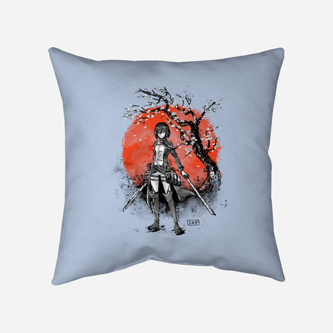 Mikasa Ink-none removable cover w insert throw pillow-IKILO