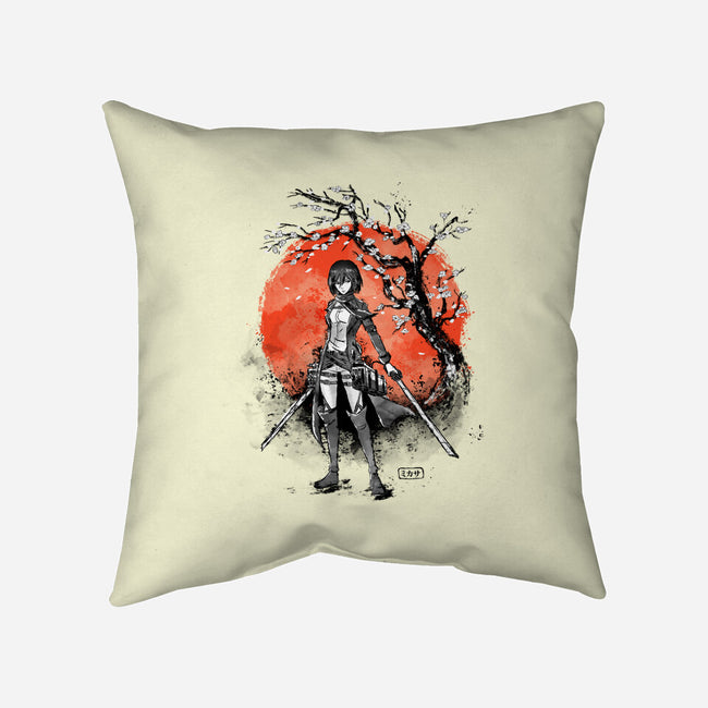 Mikasa Ink-none removable cover w insert throw pillow-IKILO