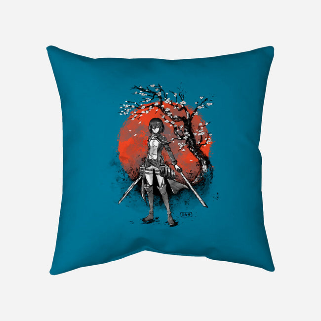 Mikasa Ink-none removable cover w insert throw pillow-IKILO