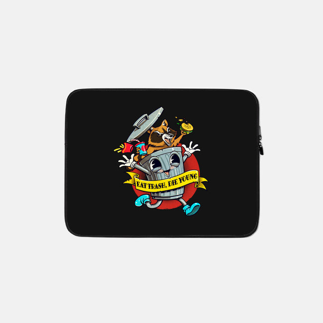 Eat Trash, Die Young-none zippered laptop sleeve-andremuller.art