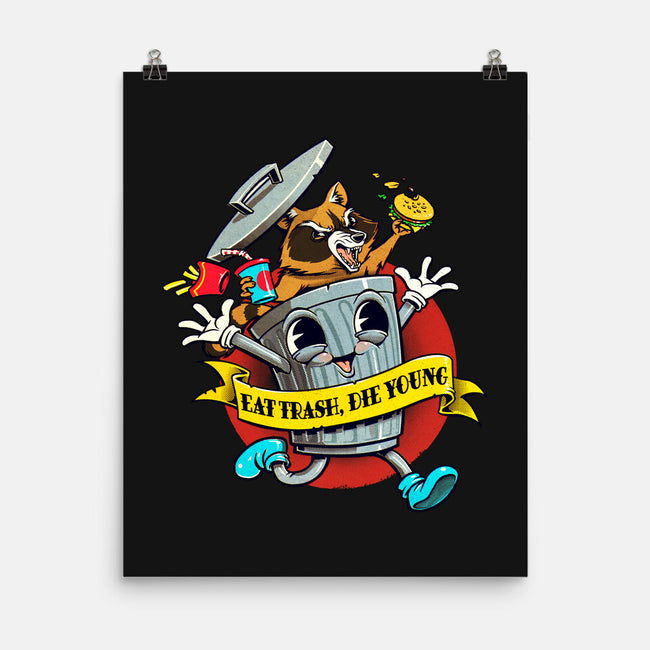Eat Trash, Die Young-none matte poster-andremuller.art