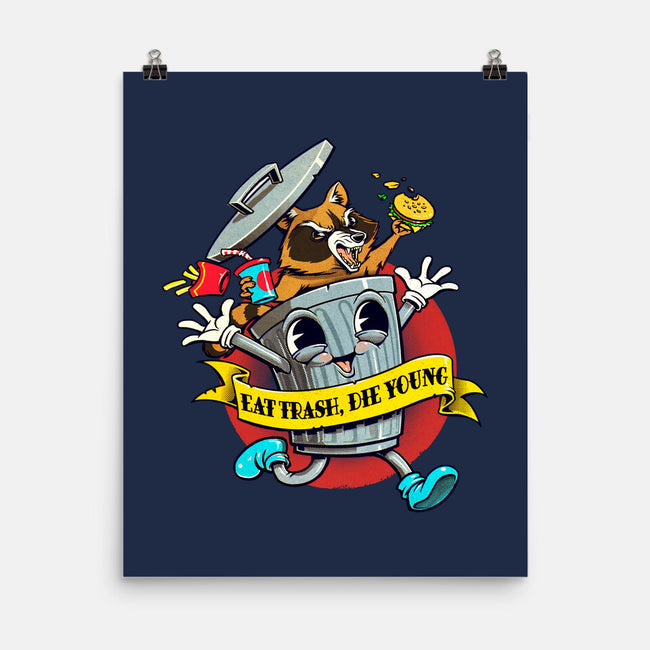 Eat Trash, Die Young-none matte poster-andremuller.art