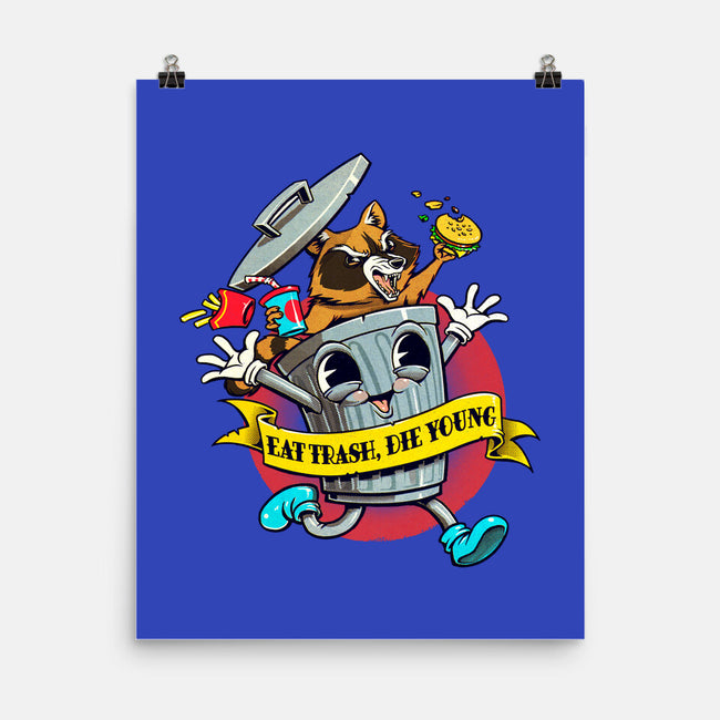 Eat Trash, Die Young-none matte poster-andremuller.art